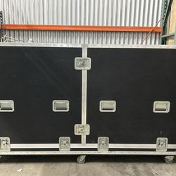 Heavy Duty Rolling Road Case / Flight Case – Large Storage