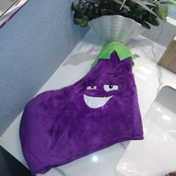 Eggplant Emoji Plush