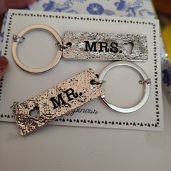Mr And Mrs Keyrings