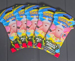 Pokemon TCG Mega Evolution Perfect Order SEALED Blister Pack (Lot of 5)