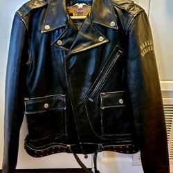 Harley Davidson Genuine Leather Jacket- Large