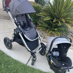 Baby Jogger Double Stroller & Car seat 