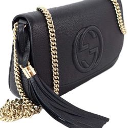 Authentic Gucci Soho Flap Chain Purse