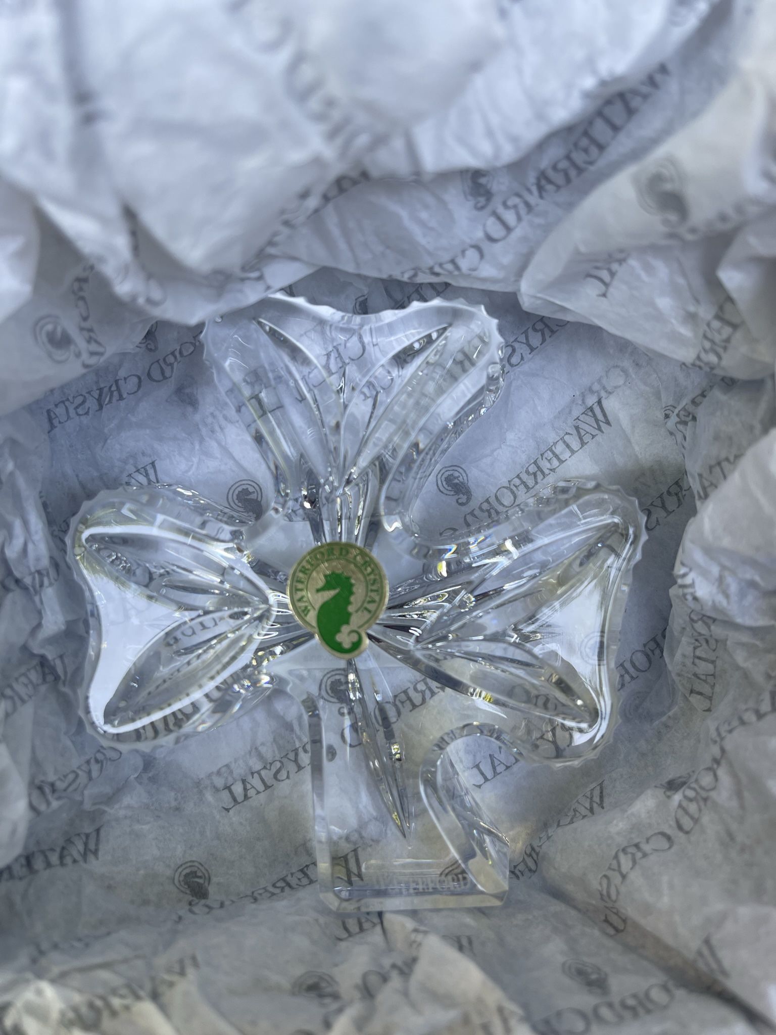 Waterford Crystal Shamrock 