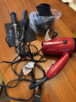 Hair Dryer And Hair Straightener (never Used)