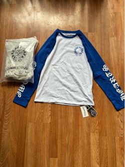 Blue Long Sleeve Chromeheart Tee