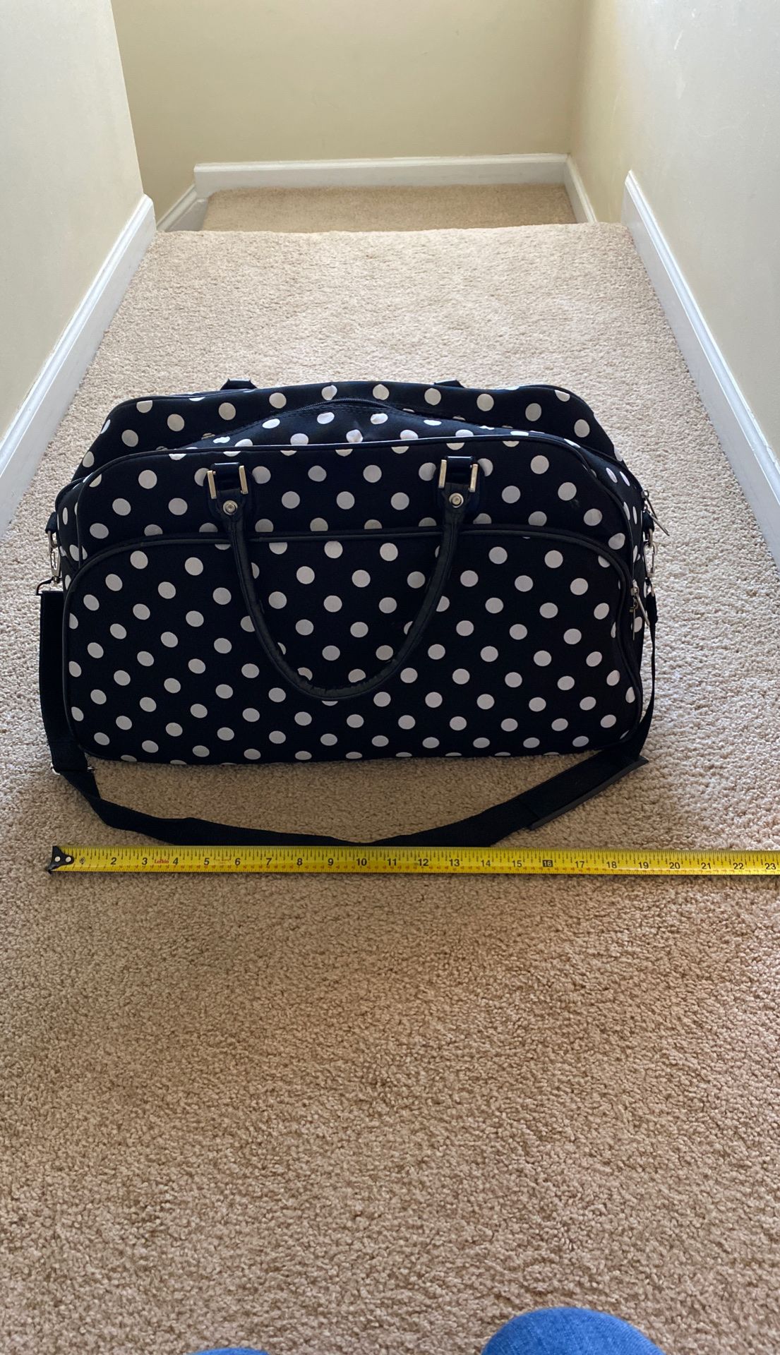 Polka dot tote