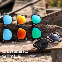 New! 4pk Unisex Polarized Sunglasses Glasses