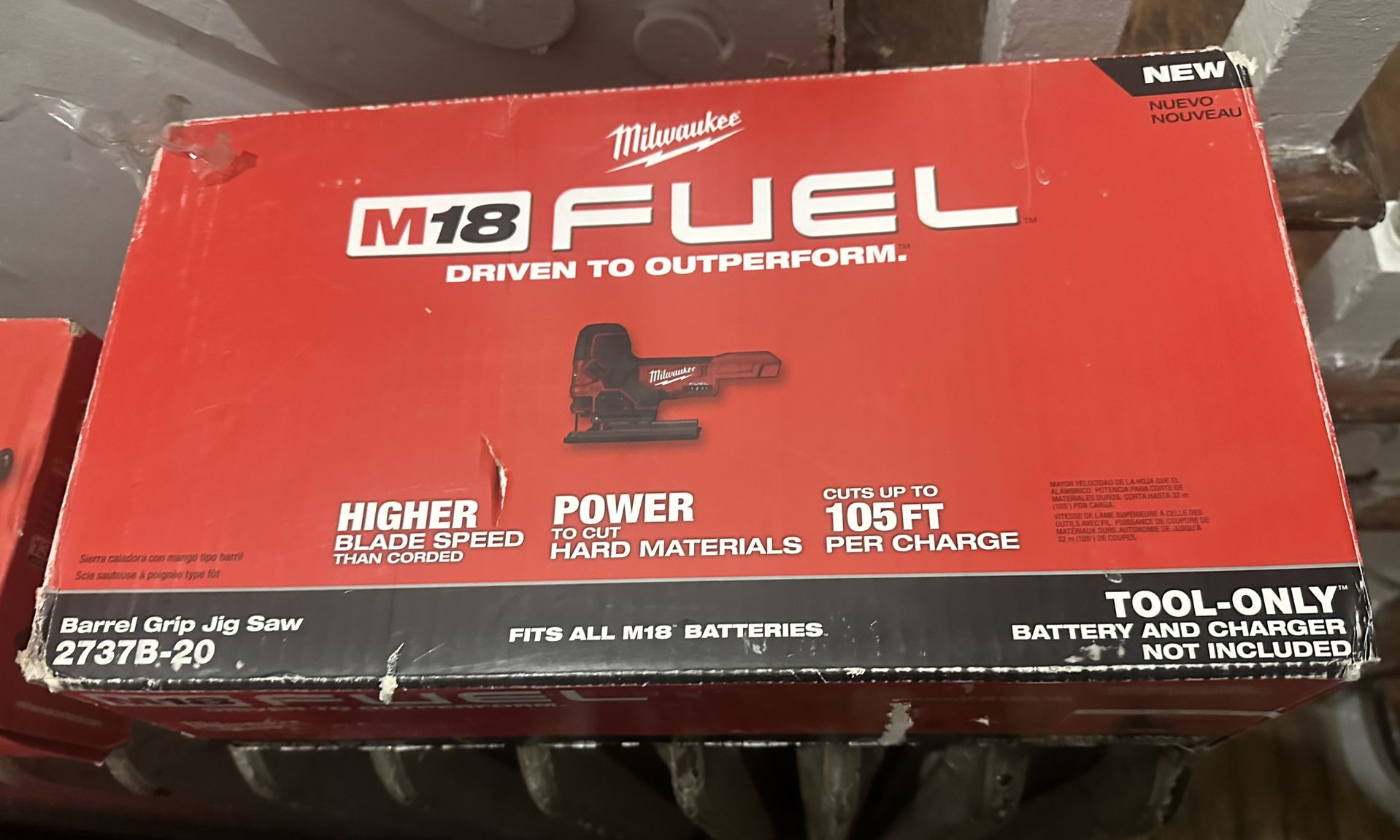 Milwaukee M18 Fuel Barrel Grip Jigsaw (new)