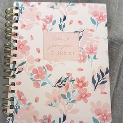 Daily Prayer Journal and Planner w Stickers/Pocket