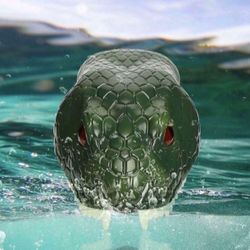 Fergio RC Boat for Kids and Adults Remote Control Boat 2.4G Electric RC Boat Simulation Python Head Vehicles Prank Toys for Pools and Lakes Spoof Toy