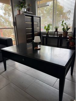 Black Coffee Table and End Table Set