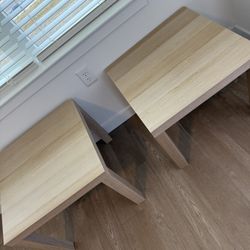 Set Of Two IKEA tables 4 Months Old Like New