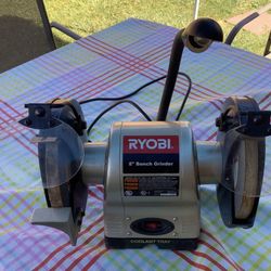 Bench grinder RYOBI 8” Runs Great $45 OBO 