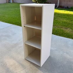 White 3-Shelf Bookcase / Storage Organizer