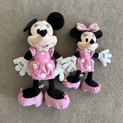 Large and Medium Minnie Mouse