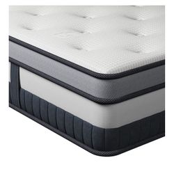 Queen Size Mattress & Metal 14” Frame
