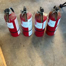 4 Fire Extinguishers