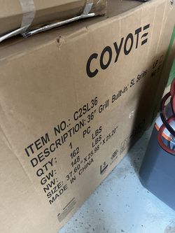 Coyote 36 S- Series Built -In Gas Grill