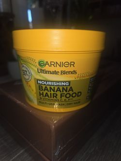 New Garnier ultimate blend the banana hair food