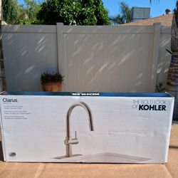 KOHLER CLARUS PULL DOWN KITCHEN FAUCET 