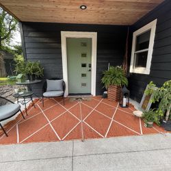 Indoor Outdoor Woven Threshold Rug