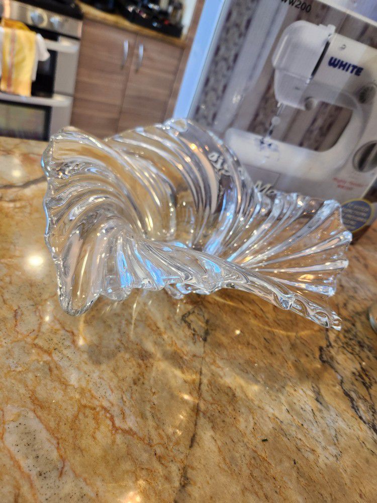 Tornado Crystal Dish...Great for holding treats for guest 