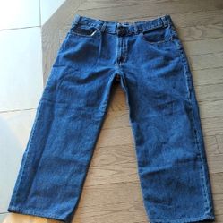 Old Navy Blue Relaxed Jeans with Classic Style - Size 38 X 30 Great Condition 