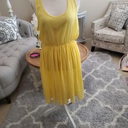 See Trough Dress Size M