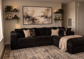 Black couch