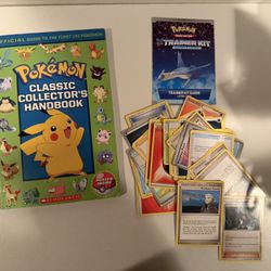 Pokémon Collectors Book And Energy Trading Cards