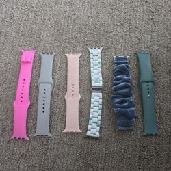 6-Pack Apple Watch Bands sizes 38/40/41 MM – Mixed Styles & Colors