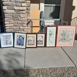 Framed Marilyn Monroe Photo $12, Framed Wall Art Pieces Home Decor $5-$10 each See All Photos