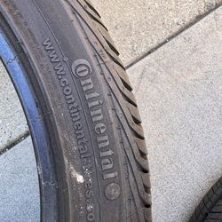 Continental 18” inch tires Pair