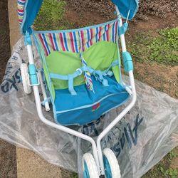 American Girl Doll Twin Doll Stroller 2 Seater for Sale in