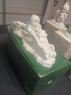 Wait For Me Snow Baby Figurine