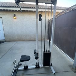 Lat Pull Down, Low Row Home Gym