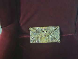 Vintage Loeffler Randall Women's Snakeskin Leather Clutch