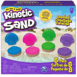 Kinetic Sand, Sea Shell Container 8pack