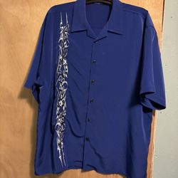 Blue Light Weight Summer Camp Shirt