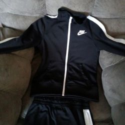 Nike Girls Black 2 Piece Track Jacket&Pants