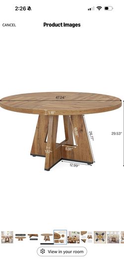 Round Dining Table