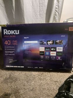 40' Roku Television Barely Used $120