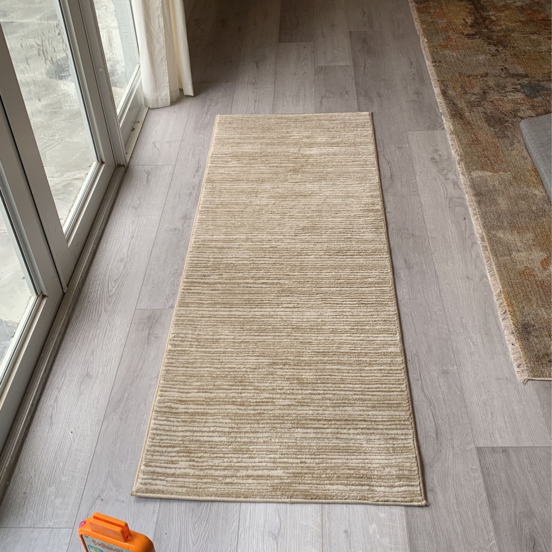 Carpet Runners Cream Color /Royal Blue& White/Burnt Orange&Gold