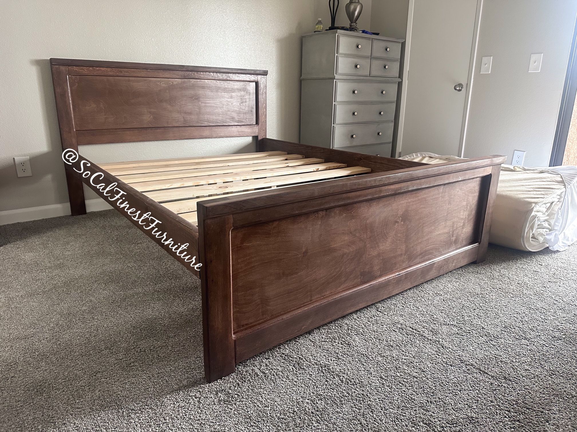 Queen Bed Frame - No Mattress