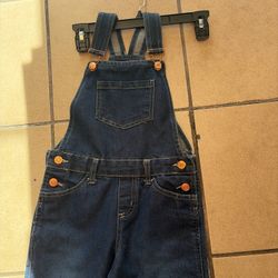 Girls clothes size 7/8 bibbed overalls