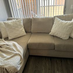 Beige Sectional 