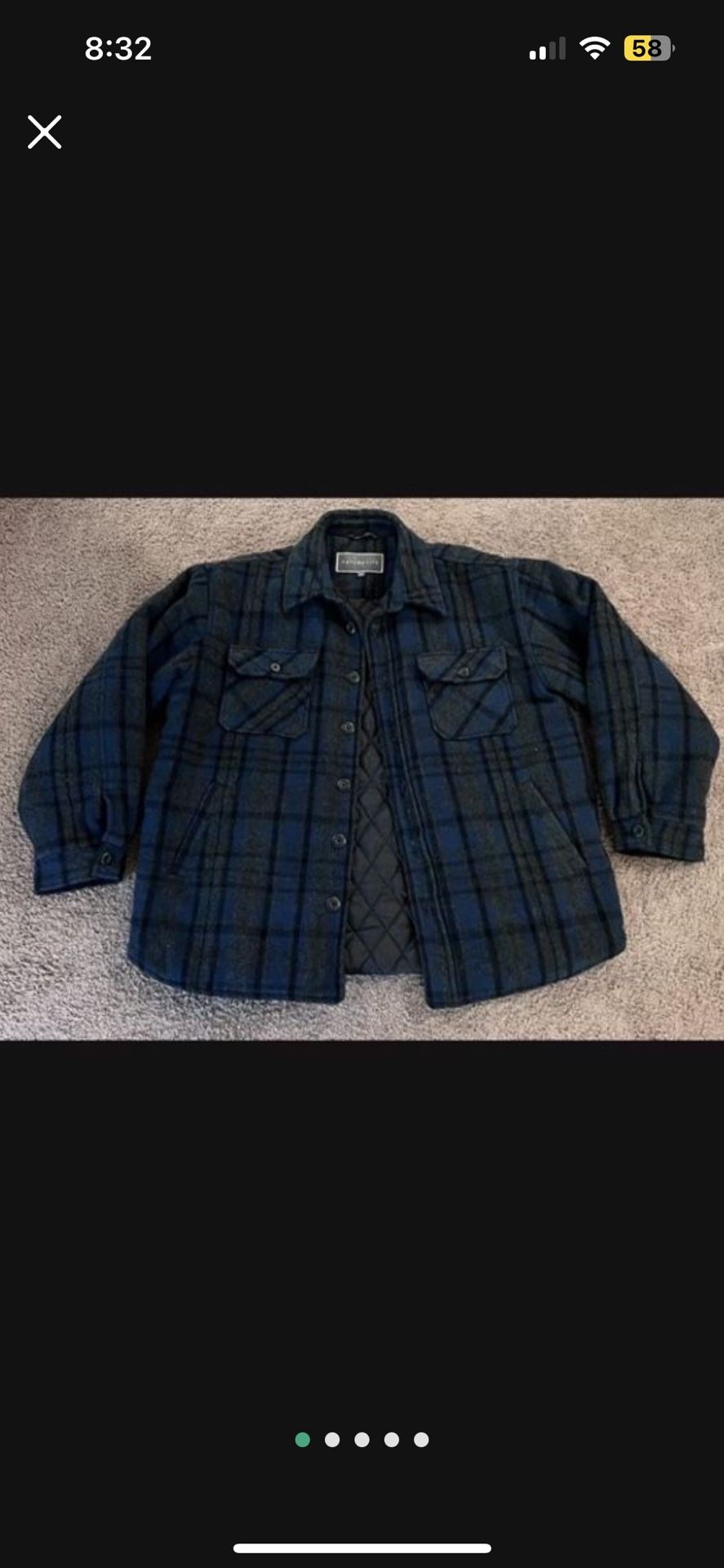 XXL Men’s Wool Coat