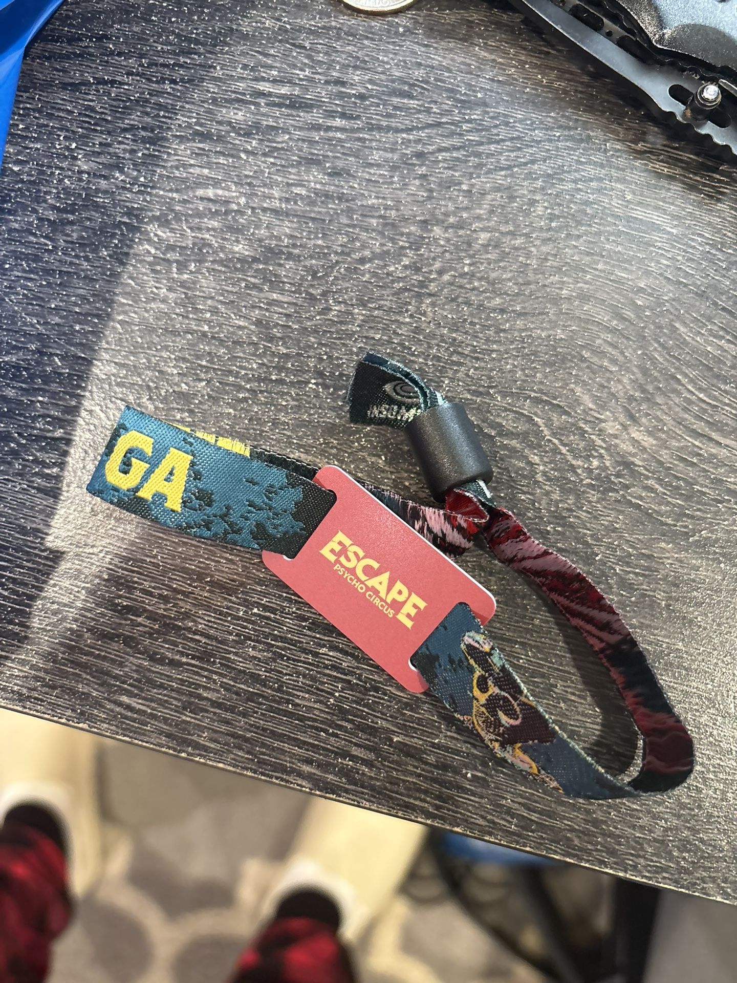 Escape 2 day GA wristband 