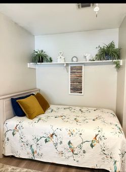 Full-size Bed Frame Mattress & box spring and mattress